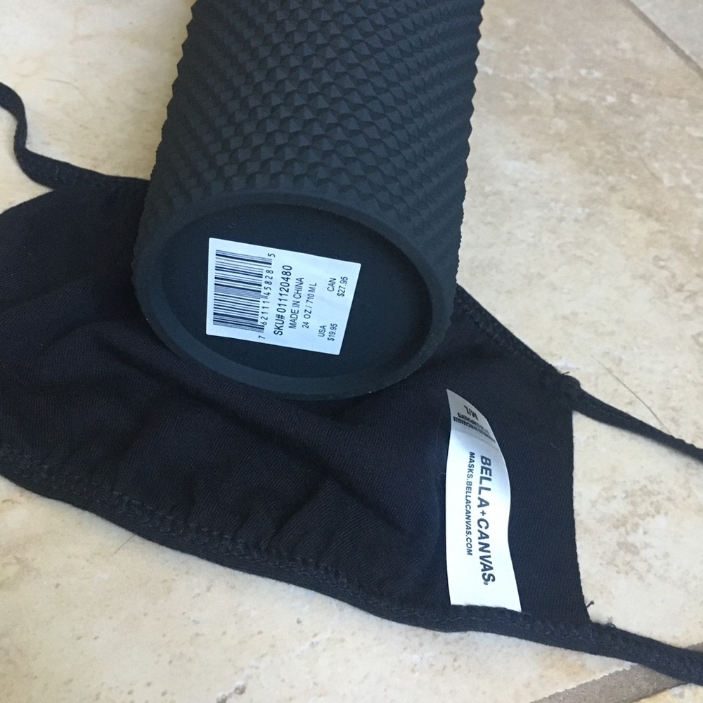 Starbucks Matte Black Tumbler + Starbucks Mask - Picture 10 of 13